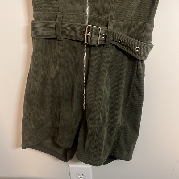 Windsor Green Corduroy Romper - Picture 3 of 6